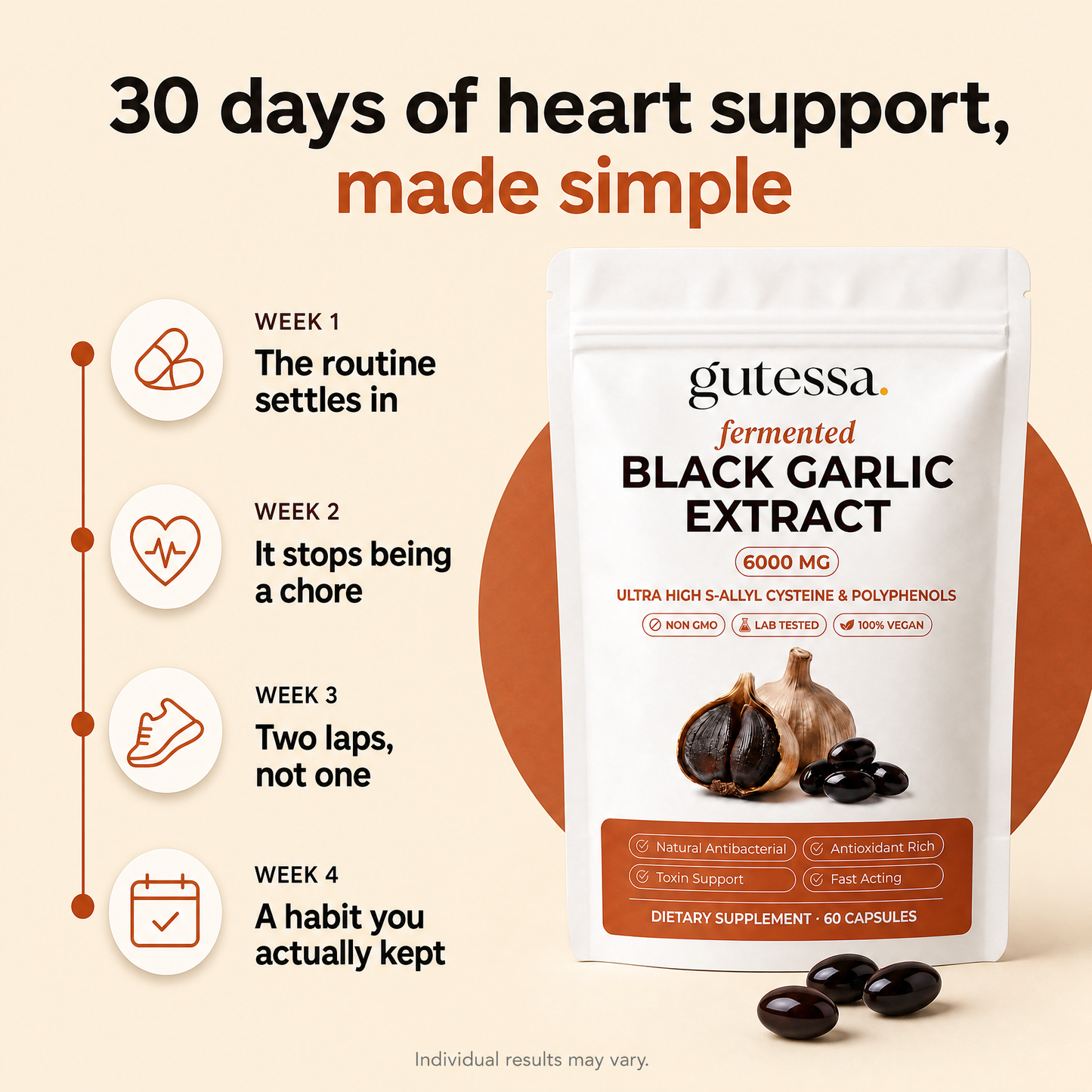 Gutessa® Fermented Black Garlic Extract