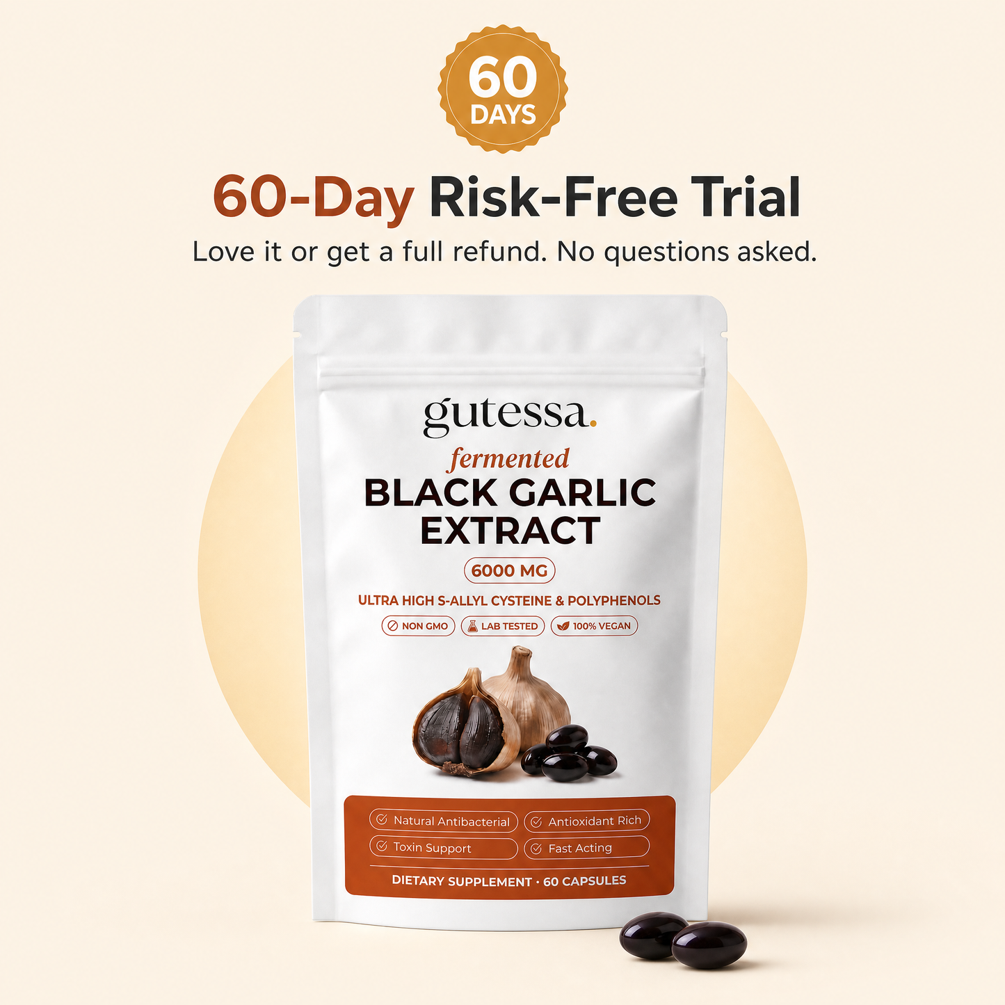 Gutessa® Fermented Black Garlic Extract